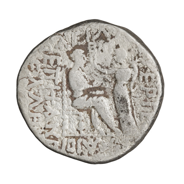 Tetradrachm of Gotarzes II (king of the Parthians; reign ca. 40–51). Obverse: bust of Gotarzes II