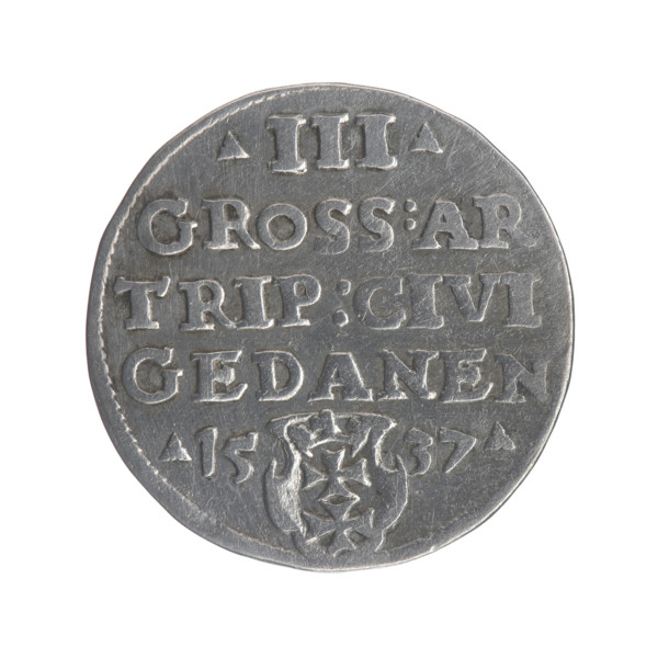 Gdansk trojak, Sigismund I the Old (King of Poland; 1506–1548), iconography, Polish coins, male