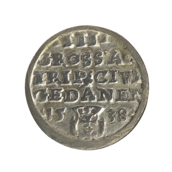 Gdansk trojak, Sigismund I the Old (King of Poland; 1506–1548) — iconography: Polish coin, royal