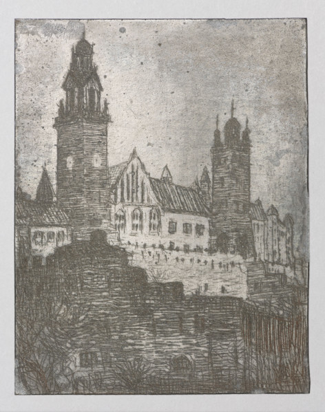 Feliks Jablczynski (1865–1928), graphic artist; architectural studies and cityscapes depicting