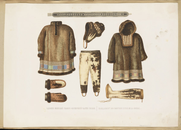 Costumes of the inhabitants of the north-eastern part of Siberia. Graphic artist: Leopold