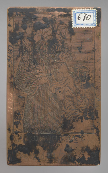 Recto: Saint Thomas à Kempis; obverse - image of Saint Thomas à Kempis on a kneeler, on the right a
