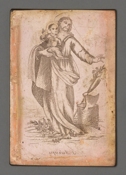 S. Juzups (Saint Joseph with Baby Jesus), Czerski, Stanislaw (1777–1833), graphic artist, Joseph