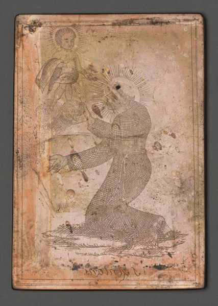 S.Antons. (Saint Anthony of Padua). Czerski, Stanislaw (1777–1833), graphic artist. Antoni Padewski