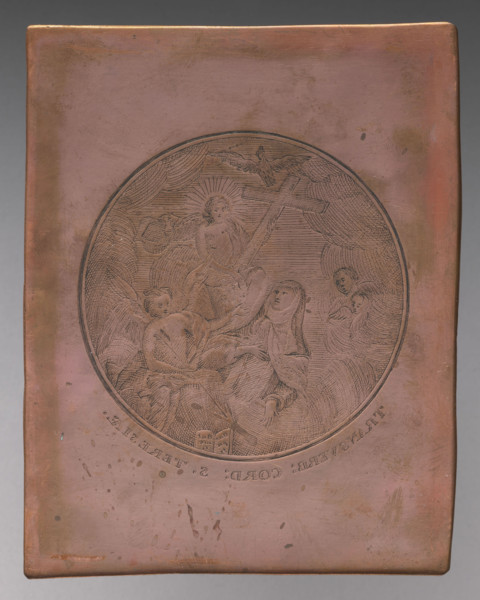 Vision of St. Teresa of Avila, Pczycki, Stanislaw (ca. 1769–1844), graphic artist; Teresa of Avila