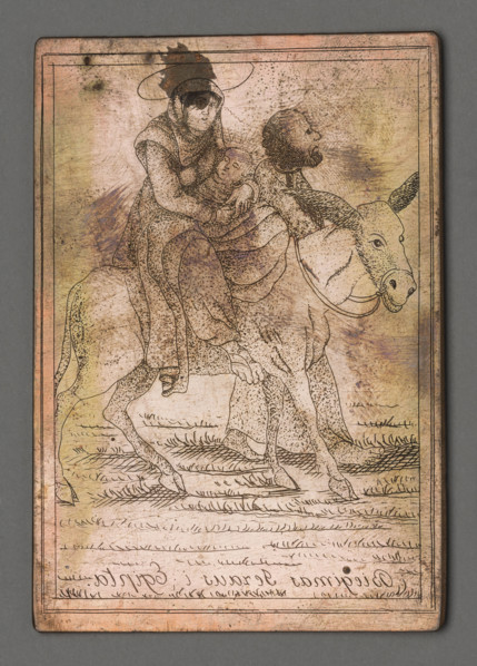 Biegimas Jezaus and Egypt (The Flight into Egypt), Czerski, Stanislaw (1777-1833), graphic artist.