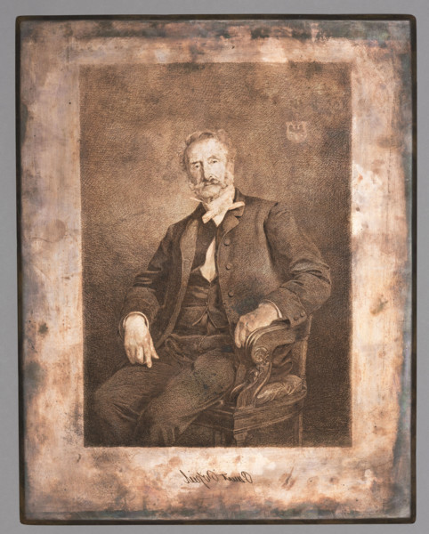 Portrait of Pawel Popiel; Lopienski, Ignacy (1865–1941), graphic artist; Pochwalski, Kazimierz