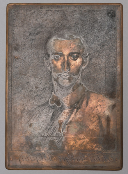 Portrait of Artur Grottger after a self-portrait; Ignacy Lopienski (1865–1941), graphic artist;