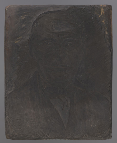 Portrait of Piotr Le Brun, Jr., draughtsman; male portrait; painter Piotr Le Brun (1802–1879) —
