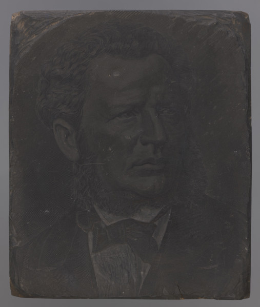 Portrait of Józef Orlowski; Chelmicki, Ignacy (fl. 1867–post 1890), graphic artist; woodcut; 1873?;