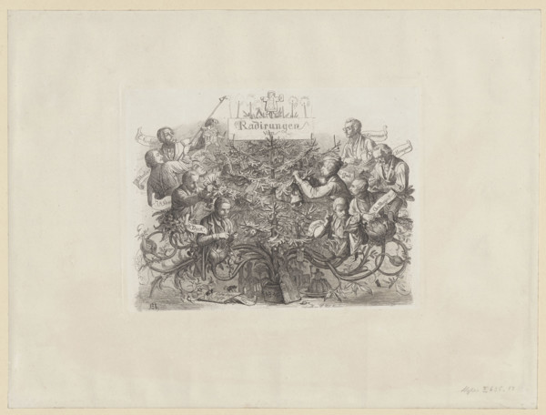 Kupferplatte und Scheidewasser, pl. 5; Neureuther, Eugen Napoleon (1806–1882), graphic artist;