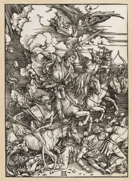 The Four Horsemen of the Apocalypse, from the 'Apocalypse' cycle, Dürer, Albrecht (1471–1528),