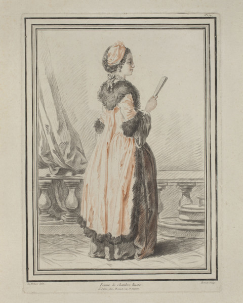 Femme de chambre russe; Bonnet, Louis Marin (1736–1793), graphic artist; Le Prince, Jean-Baptiste