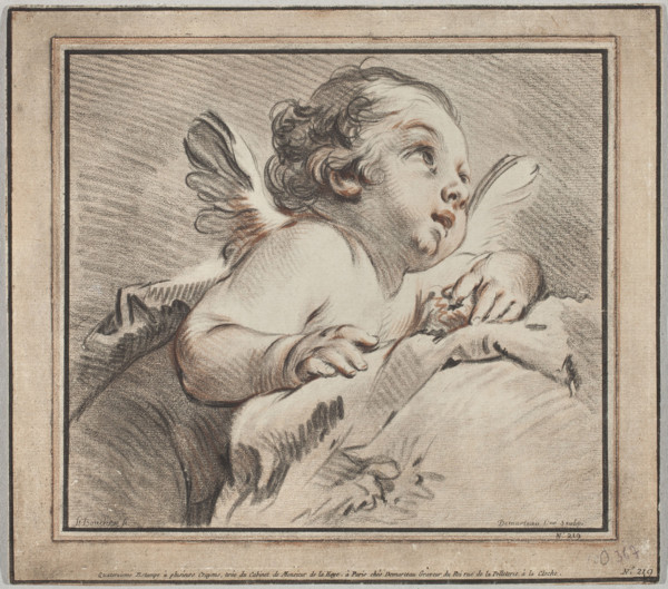 Cupid, after a drawing by François Boucher (1703–1770), engraved and published by Gilles Demarteau