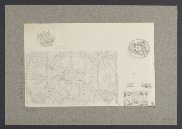 Annual Rites on St. Andrew's Eve, illustration design, Gerson, Wojciech (1831–1901), repossession,