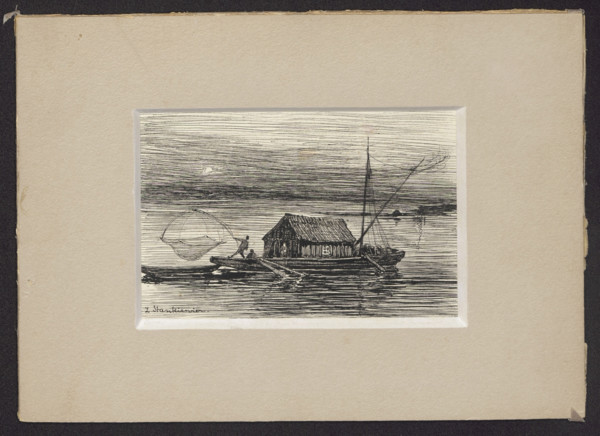 Fishing boat; Zofia Stankiewicz (1862–1955), illustrator; Karolina Jerzmanowska (1879–1959);