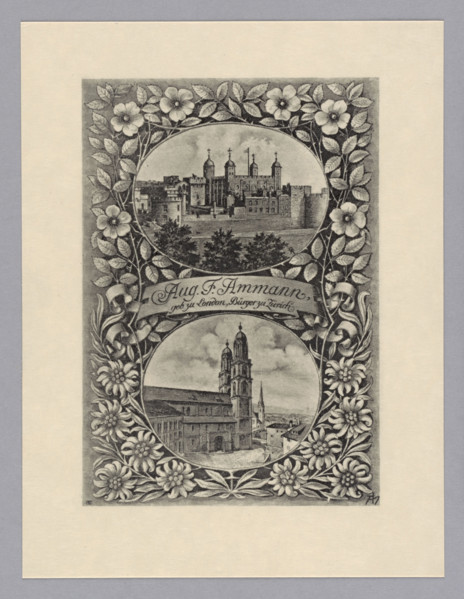 Aug. F. Ammann; Tullberg; Hasse Werner (1844–1929), draughtsman; Hildebrandt, Adolf Matthias