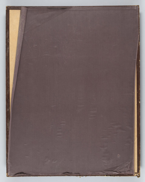 Leather binding of the portfolio 'Impressions from Pomerania' with a dedication to Ignacy Jan