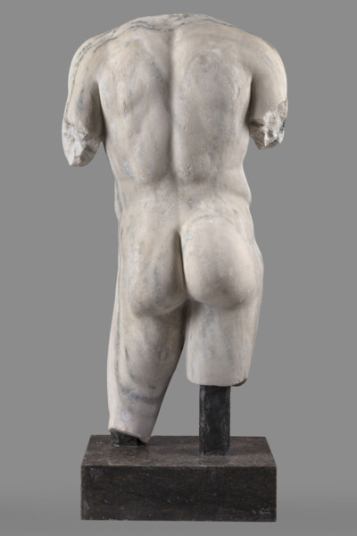 Torso of a Man in the Type of Apollo Omphalos, Roman workshop. Torso of a Nude Man Composed