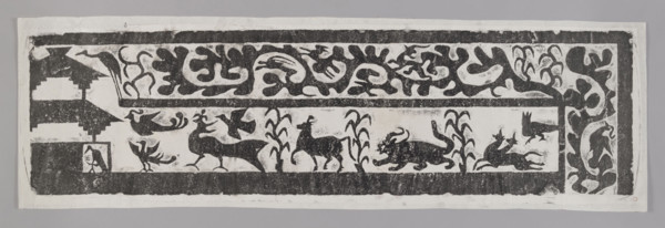 Mythical animals; graphic artist Witold Jablonski (1901–1957); Chinese art; Chinese Han dynasty