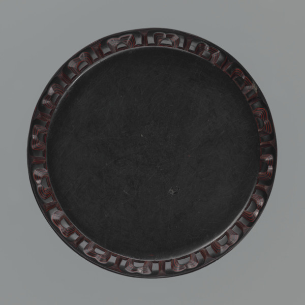 Lipstick box with lid; incense box; Chinese, Qing (1644–1911); 19th/20th century; geometric