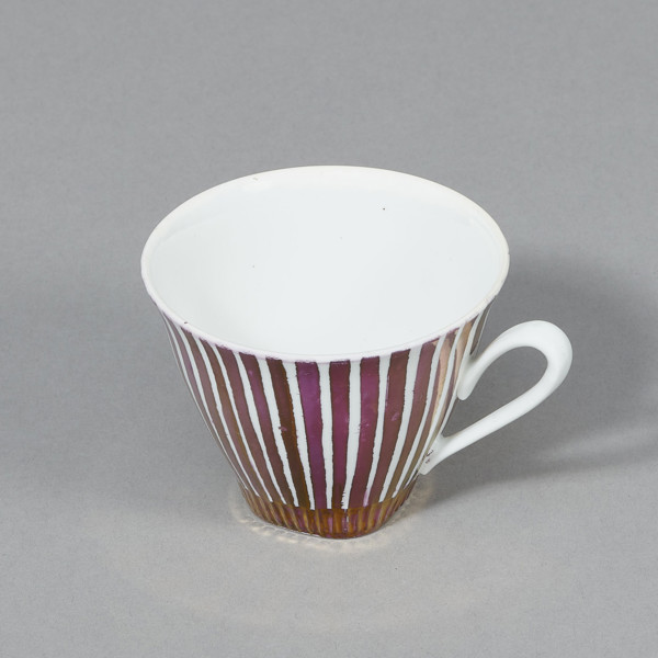 Cup and saucer from the 'Carry' coffee set, Cmielów SA Porcelain and Ceramic Products Factory,
