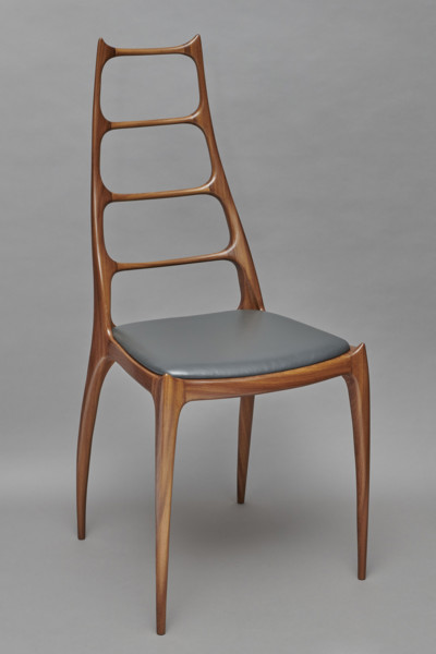 Chair H106, Homa, Edmund (1927–2019), Polish, manufacturer, furniture, organic (style), artistic