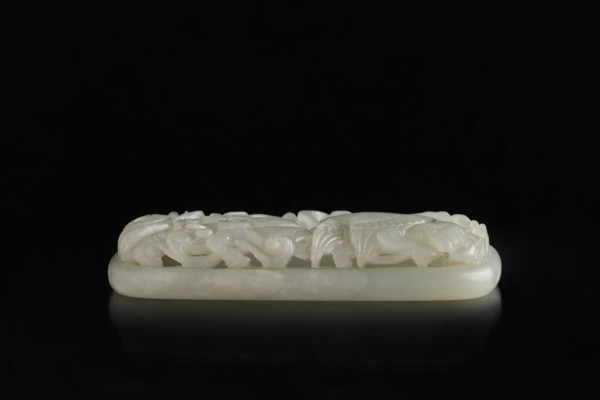 Plaque; maker: Fyodor Vasilyevich Rubiec-Masalski (1865-1920?); materials/subject: Chinese art