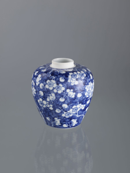 Ginger vessel with lid; Chinese; Qing dynasty (1644–1911); spice vessel; decorative vessel;