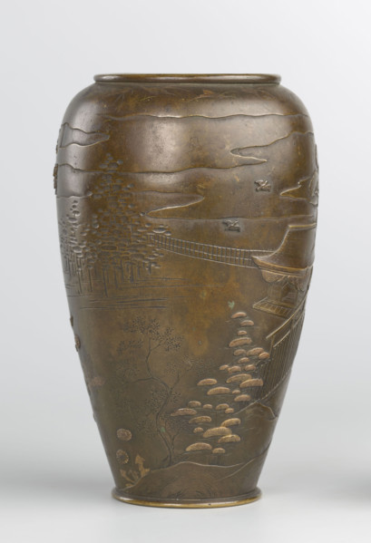 Vase by Fyodor Vasilyevich Rubiec-Masalski (1865–c.1920?) and Jerzy Tulisov (b.1943), Japanese,
