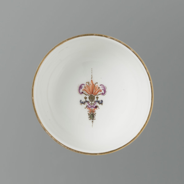 Hemispherical bowl, Koenigliche Porzellain Fabrique, Meissen (1710–1763), manufacturer, ca. 1750,