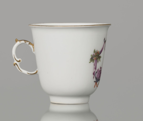 Tall chalice cup; Koenigliche Porzellain Fabrique, Meissen (1710–1763), manufacturer; ca. 1750;
