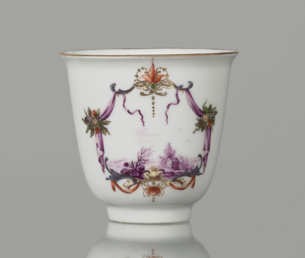 Tall chalice cup, Koenigliche Porzellain Fabrique, Meissen (1710–1763), manufacturer, ca. 1750,