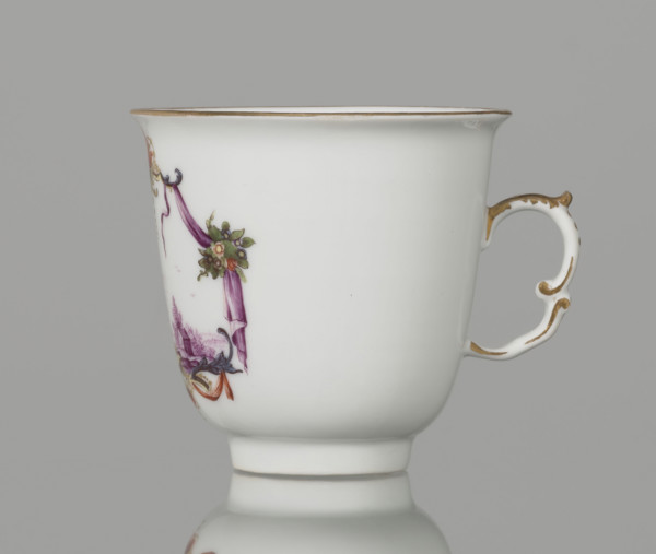 Tall chalice cup, Koenigliche Porzellain Fabrique, Meissen (1710–1763), manufacturer, ca. 1750,