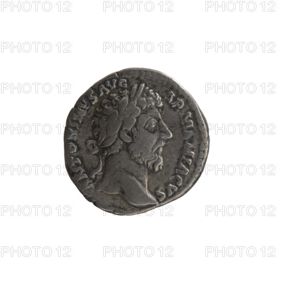 Denarius, Marcus Aurelius (121–180; Roman emperor 161–180), 163–164. Obverse: Head of Marcus