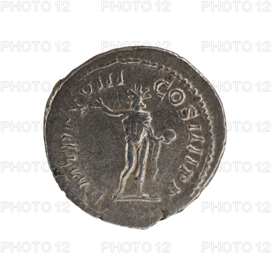 Denarius, Caracalla (reigned 198–217 CE). Obverse: ANTONINVSPIVSAVGGERM — radiate head of Caracalla