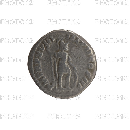 Denarius of Marcus Aurelius (121–180; Roman emperor 161–180), 163–164, Rome. Obverse: Head of