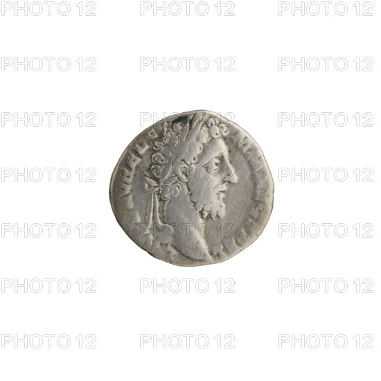 Denarius of Commodus (161–192), struck 192. Obverse: Head of Commodus in a laurel wreath facing