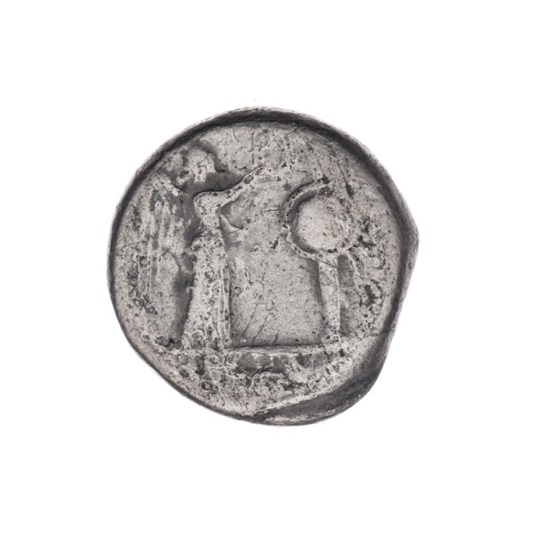 Victoria (personification); Jupiter (mythology) — Obverse: Head of Jupiter in a laurel wreath