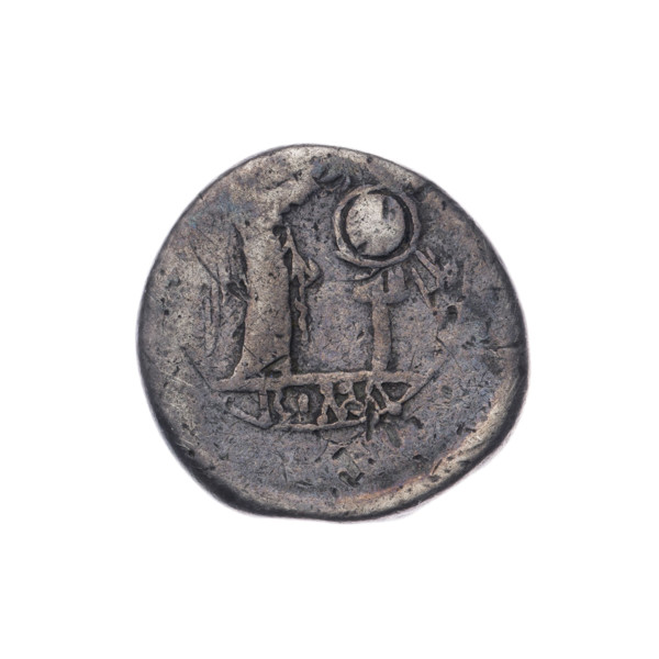 Jupiter (mythology), Victoria (personification), head of Jupiter, trophies, laurel wreath