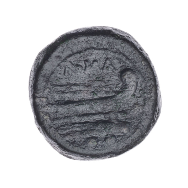 sextant, publisher, ship's prow, head of Mercury, message, Mercury (mythology); Obv. Head of