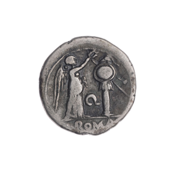 Victoria, publisher, Jupiter (mythology), head of Jupiter, Victoria (personification), trophies,