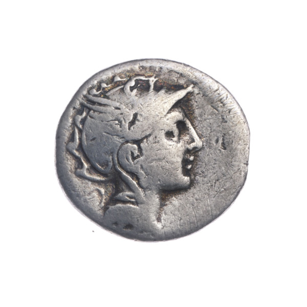 Denarius, T. Manlius Mancinus (publisher, fl. 111–110 BC), Ap. Claudius Pulcher (publisher, fl.