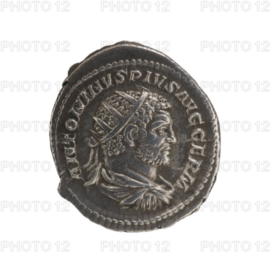 Antoninian, Caracalla (188–217; Roman emperor 198–217), issuer. Obverse: Bust of Caracalla on the
