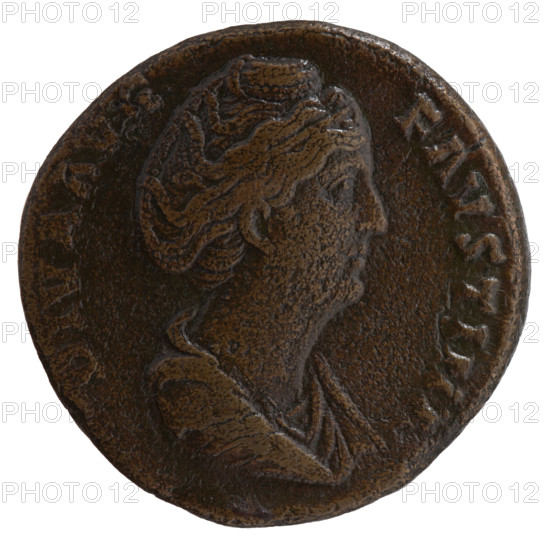 Sestertius, Antoninus Pius (86–161; Roman emperor 138–161) (issuer); Faustina the Elder (98–141;