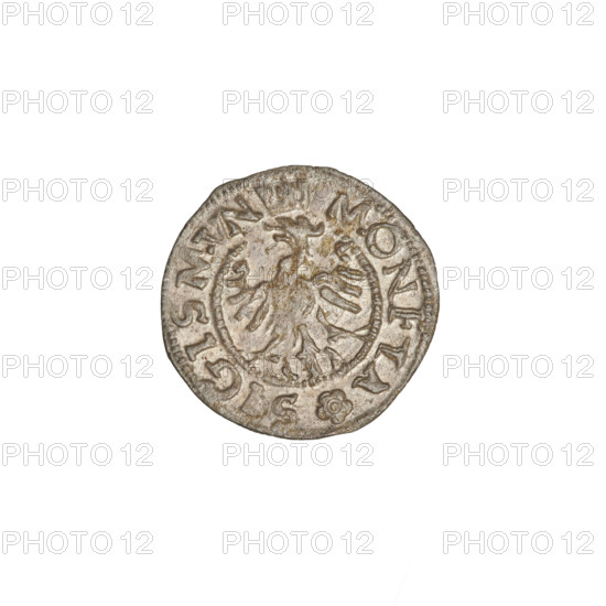 Crown ternary, Sigismund I the Old (King of Poland; 1506–1548), crowns, eagles, coats of arms,