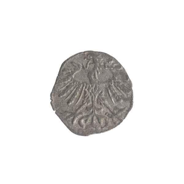 Lithuanian denarius, Sigismund II Augustus (King of Poland; 1544–1572); emblems of the Jagiellon
