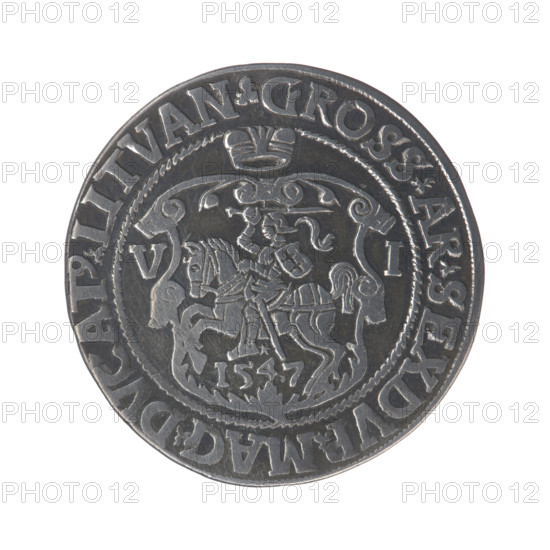 Obverse: Crowned male bust in armour turned right, inscription around: .SIGIS.AVG.DGREX.POLO.MAG