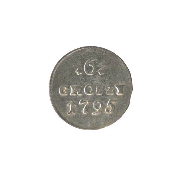 crown sixer, Stanislaw August Poniatowski (King of Poland; 1764–1795), Polish Crown coin,