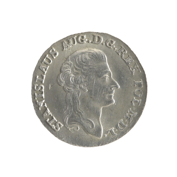 Gold crown, Stanislaw August Poniatowski (King of Poland; 1732–1798), 1794. Obverse: Head of